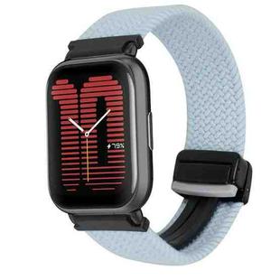 For Amazfit Active Magnetic Buckle 20mm Braided Watch Band(Blue)