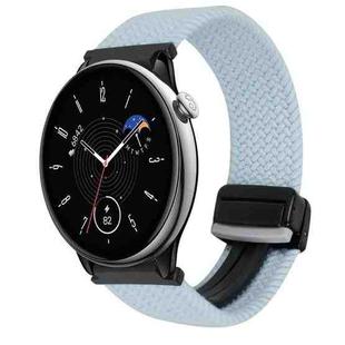 For Amazfit GTR Mini Magnetic Buckle 20mm Braided Watch Band(Blue)