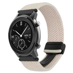 For Amazfit GTR 42mm Magnetic Buckle 20mm Braided Watch Band(Starlight)