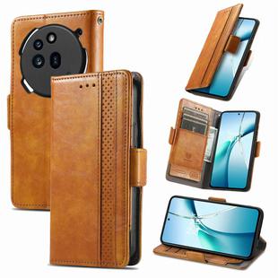 For Nothing Phone 3a CaseNeo Splicing Dual Magnetic Buckle Leather Phone Case(Khaki)