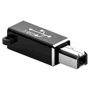 ADS-618 USB-C / Type-C Female to MIDI Male Electric Piano Printer Scanner Adapter(Black)