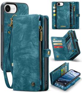 For iPhone 16e CaseMe 008 Detachable Multifunctional Leather Phone Case(Blue)