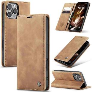 For iPhone 16 Pro Max CaseMe 013 Multifunctional Horizontal Flip Leather Phone Case(Brown)