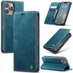 For iPhone 16 Pro CaseMe 013 Multifunctional Horizontal Flip Leather Phone Case(Blue)