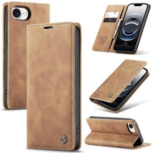 For iPhone 16e CaseMe 013 Multifunctional Horizontal Flip Leather Phone Case(Brown)