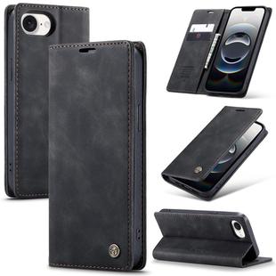 For iPhone 16e CaseMe 013 Multifunctional Horizontal Flip Leather Phone Case(Black)