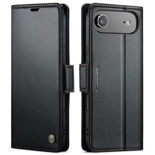 For iPhone Air CaseMe 023 Butterfly Buckle Litchi Texture RFID Anti-theft Leather Phone Case(Black)