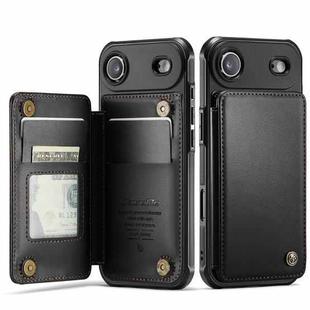 For iPhone Air CaseMe C22 Card Slots Holder RFID Anti-theft Phone Case(Black)