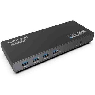 WAVLINK UG69PD6 Dual 4K Laptop Docking Station 5K HD Displaylink 65 / 100W PD Charging, Plug:US Plug