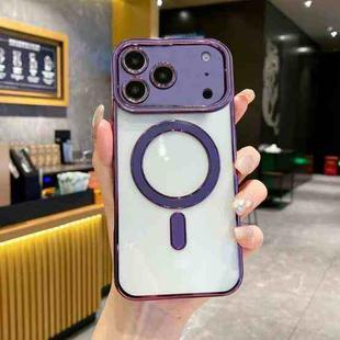 For iPhone 17 Pro Imitation Original Magsafe TPU Phone Case(Purple)