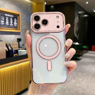 For iPhone 17 Pro Max Imitation Original Magsafe TPU Phone Case(Pink)
