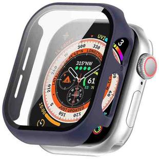 For Apple Watch Series 10 42mm Tempered Glass Film Integrated PC Watch Case(Midnight)