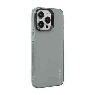 For iPhone 16 Pro Max ENKAY Hat-Prince Translucent Matte TPU Soft Phone Case(Grey)