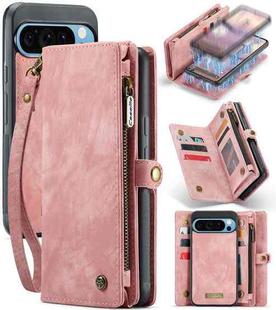 For Google Pixel 9 Pro XL CaseMe 008 Detachable Multifunctional Leather Phone Case(Pink)