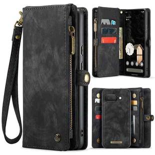 For Google Pixel 9a CaseMe 008 Detachable Multifunctional Leather Phone Case(Black)