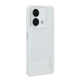 For Redmi Note 13R Pro ENKAY Hat-Prince Translucent Matte TPU Phone Case with Lens Film(White)