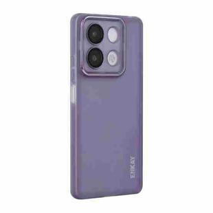 For Redmi Note 13R Pro ENKAY Hat-Prince Translucent Matte TPU Phone Case with Lens Film(Purple)