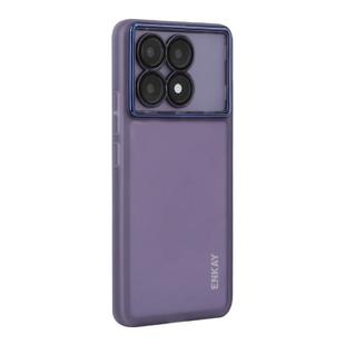 For Redmi K70 / K70 Pro ENKAY Hat-Prince Translucent Matte TPU Phone Case with Lens Film(Purple)