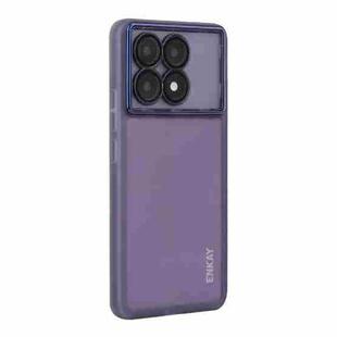 For Redmi K70 Ultra ENKAY Hat-Prince Translucent Matte TPU Phone Case with Lens Film(Purple)