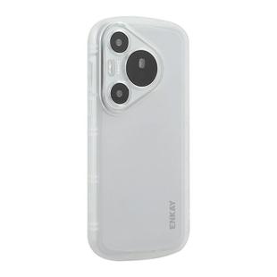 For Huawei Pura 70 ENKAY Hat-Prince Translucent Matte TPU Shockproof Phone Case(White)