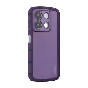 For Redmi Note 13 5G ENKAY Hat-Prince Translucent Matte TPU Shockproof Phone Case(Purple)