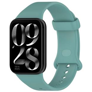 For Xiaomi Mi Band 8 Pro Butterfly Color Buckle Silicone Watch Band(Pine Green)