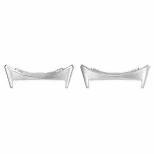 For Google Pixel Watch 3 45mm 1 Pair Stainless Steel Metal Watch Band Connector(Silver)