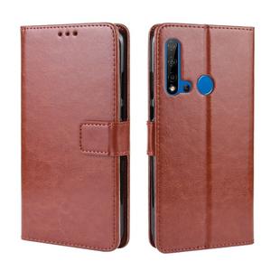 Retro Crazy Horse Texture Horizontal Flip Leather Case for Huawei P20 lite (2019) / Nova 5i, with Holder & Card Slots & Photo Frame(Brown)