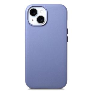 For iPhone 15 Electroplated Metal Button Shockproof Phone Case(Blue)