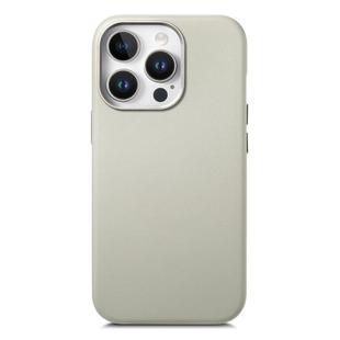 For iPhone 13 Pro Electroplated Metal Button Shockproof Phone Case(White)