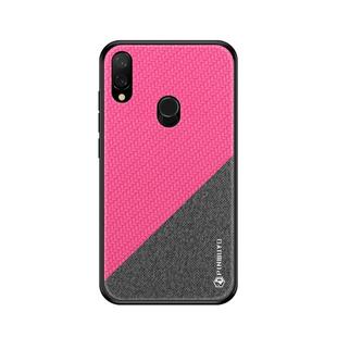 PINWUYO Honors Series Shockproof PC + TPU Protective Case for Xiaomi Play / Redmi 7 Pro(Red)