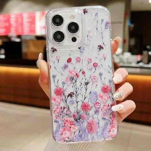 For iPhone 16 Pro Max Spring Garden Epoxy TPU Phone Case(F02 Spring Garden)