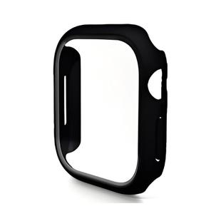 For Apple Watch Series 10 46mm ENKAY Hat-Prince PC Tempered Glass Film Integrated Watch Case(Black)