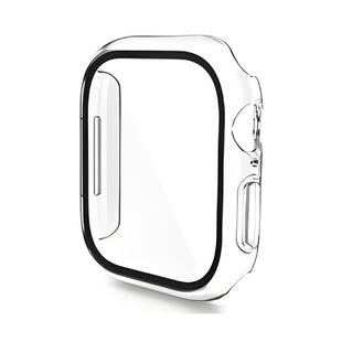 For Apple Watch Series 10 46mm ENKAY Hat-Prince PC Tempered Glass Film Integrated Watch Case(Transparent)