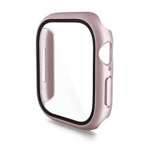 For Apple Watch Series 10 46mm ENKAY Hat-Prince PC Tempered Glass Film Integrated Watch Case(Rose Gold)