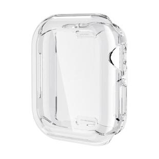 For Apple Watch Series 10 46mm ENKAY Hat-Prince Electroplated Soft TPU Case with Screen Film(Transparent)