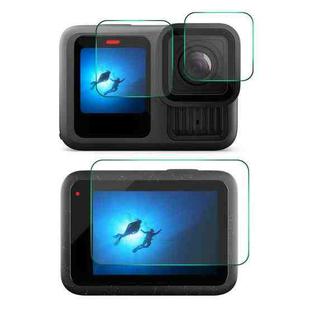 For GoPro HERO13 Black ENKAY 0.2mm 9H Tempered Glass Screen Protector Front ＆ Back Camera Film