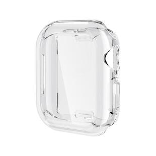 For Apple Watch Series 10 46mm Full Coverage TPU Electroplated Watch Case(Transparent)