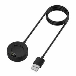 For Garmin Fenix 8 AMOLED USB Interface Disc Base Smart Watch Charging Cable, Length: 1m(Black)