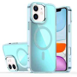 For iPhone 11 Bright Shadow Magsafe Discoloration Phone Case(Blue)