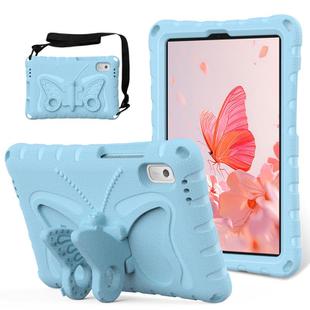 For Lenovo Tab M9 TB-310XU 2023 Butterfly Bracket EVA Shockproof Tablet Case(Light Blue)