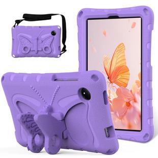 For Xiaomi Redmi Pad SE 8.7 2024 Butterfly Bracket EVA Shockproof Tablet Case(Light Purple)