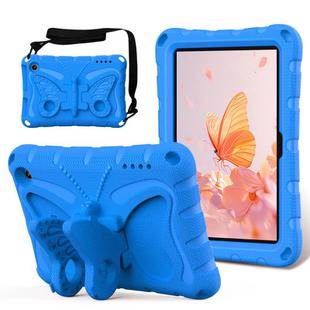 For Amazon Kindle Fire HD7 2022 Butterfly Bracket EVA Shockproof Tablet Case(Blue)