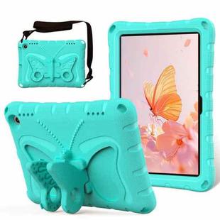 For Amazon Kindle Fire HD8 /8 Plus 2020/2022 Butterfly Bracket EVA Shockproof Tablet Case(Mint Green)