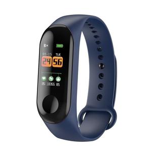 M4 0.96 inch TFT Color Screen Smartwatch IP67 Waterproof,Support Call Reminder /Heart Rate Monitoring/Blood Pressure Monitoring/Sleep Monitoring/Sedentary Reminder(Blue)