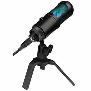 A6 USB Interface Laptop Recording Microphone with RGB Light