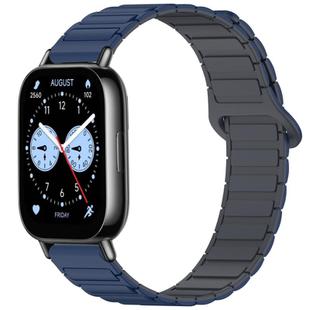 For Redmi Watch 5 Lite Two Color Magnetic Buckle Silicone Watch Band(Midnight Blue Gray)