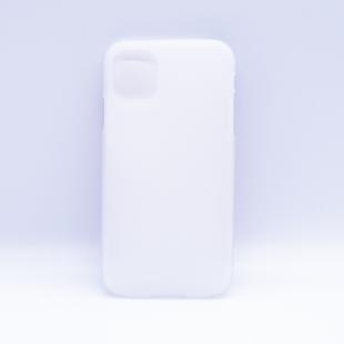 For iPhone 11 Solid Color Matte TPU Soft Shell Mobile Phone Protection Back Cover (White)