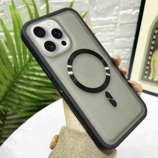 For iPhone 11 Pro Bread 3 in 1 MagSafe Acrylic Hybrid Silicone Phone Case(Black)