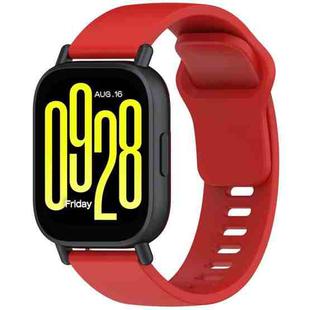 For Redmi Watch 5 Active Youth Version Solid Color Quick Release Silicone Watch Band(Red)